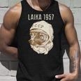 Laika Dog Sputnik Space Space Ussr Tank Top Geschenke für Ihn