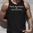 Latin Per Aspera Ad Astra Tank Top Geschenke für Ihn