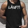 Läuft Optimismus Gute Laune Motivation Tank Top Geschenke für Ihn