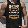 Legenden 1993 Geboren Geschenk Jahrgang 31 Geburtstag Tank Top Geschenke für Ihn