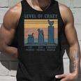 Level Of Crazy Chicken Lover Tank Top Gifts for Him