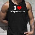 I Love Mayonnaise Tank Top Geschenke für Ihn