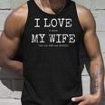 I Love When Wife Lets Me Ride My Dirtbike Motocross Tank Top Gifts for Him