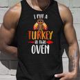 Lustige Türkei Papa Thanksgiving Schwangerschaft Ankündigung Tank Top Geschenke für Ihn