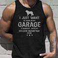 Lustiger Goldener Sennenhund Papa Garage Herren Hang Tank Top Geschenke für Ihn