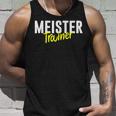 Meister Trainer Coach Football S Tank Top Geschenke für Ihn