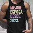 Mejor Esposa Desde 2023 1 Aniversario De Boda 1 Año Camiseta sin mangas Regalos para él