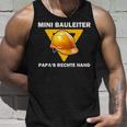 Mini Bauleiter Papa's Rechte Hand Kinder Bauleiter Outfit Tank Top Geschenke für Ihn