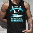 Motorboat Dad Boat Boat Boat Driver Tank Top Geschenke für Ihn