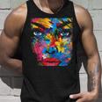 Mujeres Coloridas Flores Abstractas Arte Gráfico Arte Mujeres Camiseta sin mangas Regalos para él