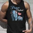 Niedliche Papa Elefant Schwangerschaftsankündigung Babyparty Tank Top Geschenke für Ihn