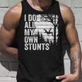 I Do All My Own Stunts Climbing Tree Work Arborist Tank Top Gifts for Him