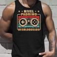 Padrino Nivel Padrino Desbloqueado Camiseta sin mangas Regalos para él
