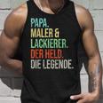 Painter And Painter Dad Legend Fatherintage Tank Top Geschenke für Ihn