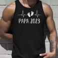 Papa 2023 Frequency Herschlag Tank Top Geschenke für Ihn