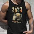 Papa 2024Aterschaft Baby Ankündigung Werdenderater Tank Top Geschenke für Ihn