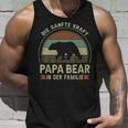 Papa Bear Spruch Für Papaatertag Bär Tank Top Geschenke für Ihn