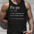 Papa Definition Großvateratertag Tank Top Geschenke für Ihn