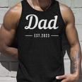 Papa Est 2023 Neuerater Zum Ersten Malatertag Lustiges Papa Tank Top Geschenke für Ihn