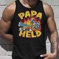 Papa Ist Mein Held Firemanoluntige Fire Brigade Tank Top Geschenke für Ihn