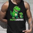 Papa Papasaurusatertagatertagsgeschenk Dino Papa Tank Top Geschenke für Ihn