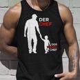 Papa Sohn Wahre Chef Füratertag Geburtstag Weihnachten Tank Top Geschenke für Ihn