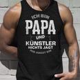 Papa Und Künstler Für Mann Freund Musiker Sänger Tank Top Geschenke für Ihn