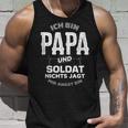 Papa Und Soldat Für Freund Mann Armee Bundeswehr Tank Top Geschenke für Ihn