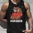 Papabear Bear Papa Und Baby Papa Father's Day Für Einen Papa Tank Top Geschenke für Ihn