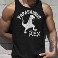 Papasaurus Rex Papa Dinosaurier Lustigesatertagsgeschenk Tank Top Geschenke für Ihn