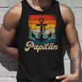 Papitän Retro Für Papa Zumatertag Geburtstag Weihnachten Tank Top Geschenke für Ihn