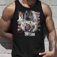 Patriotic Wolf As Usa America Astronaut Tank Top Gifts for Him