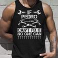 Pedro Fix It Lustiger Geburtstag Personalisierter Name Papa Geschenkidee Tank Top Geschenke für Ihn