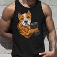 Pitbull Weightlifting Dog Mom Dad Weightlifting Tank Top Gifts for Him