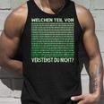 Programmer Admin Which Partonerstehst Du Nicht Tank Top Geschenke für Ihn