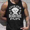 Proud Bichon Frise Papa Bichon Frise Tank Top Geschenke für Ihn