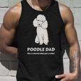 Pudel Papa Wie Ein Normaler Papa Nur Cooler Tank Top Geschenke für Ihn