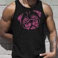 Pug Face Breast Cancer Awareness Cute Dog Pink Ribbon Tank Top Gifts for Him