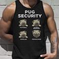 Pug Security Animal Pet Dog Lover Owner Tank Top Gifts for Him