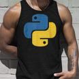 Python Logo Programmer Tank Top Geschenke für Ihn