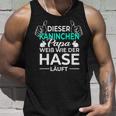 Rabbit Diese Rabbit Papa Weiß Wie Der Rabbit Laufen Tank Top Geschenke für Ihn