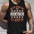 Rentner Abschied Rente Für Ruhestand Pensionierung Opa Tank Top Geschenke für Ihn