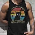 Retro Geh Mir Aus Dem Weg Du Unnecesser Social Kontakt Tank Top Geschenke für Ihn