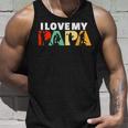 Retro Ich Liebe Meinen Papa Holzfälleraterater Tank Top Geschenke für Ihn