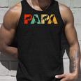 Retro Katze Papa Lustige Papa Katzeatertag Kapuzenjacke Tank Top Geschenke für Ihn