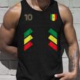 Retro10 Senegal Football Senegal Bandera De Senegal Camiseta sin mangas Regalos para él