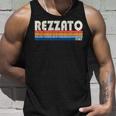 Rezzato Italia Retro 70S 80S Style Camiseta sin mangas Regalos para él