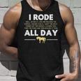 I Rode All Day Horse Riding Horse Tank Top Gifts for Him