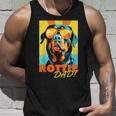 Rottie Dad — Rottweiler Papa Imintage-Look Lustig Tank Top Geschenke für Ihn