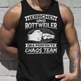 With Rottweiler Chaos Team Rottweiler Tank Top Geschenke für Ihn